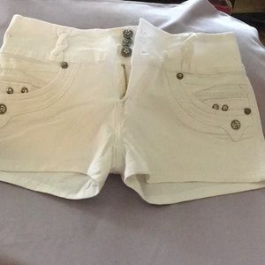 White shorts by Kalua.